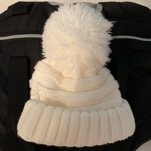 White Knit Hat
